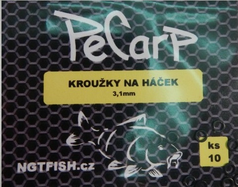 PeCarp Rig Rings - Kroužky na Háček 4,5mm (Ovál)