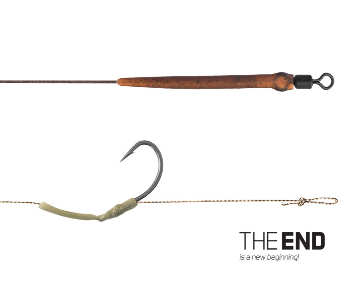 DELPHIN Hotový Návazec The END 20cm/25lb - vel.6
