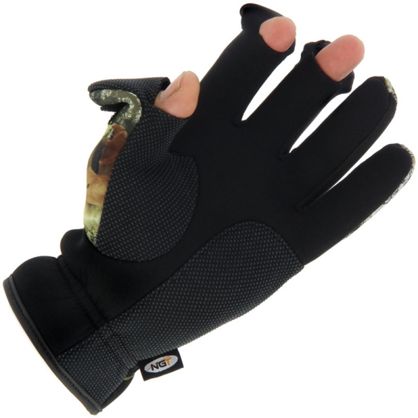 NGT Neoprenové Rukavice Camoflage Gloves