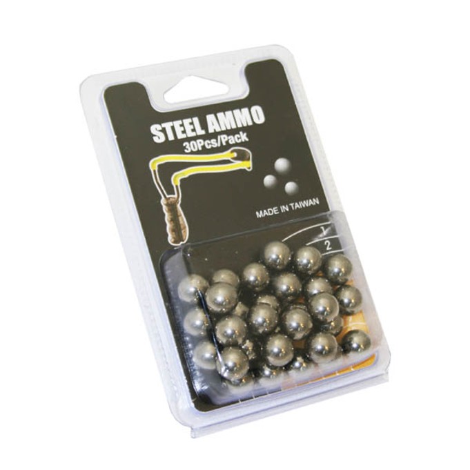 ANGLO ARMS Kuličky do Praku 30ks 9,5mm- Ocelové