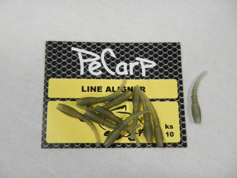 PeCarp Vlasové Rovnátko Line Aligner Worm 10ks - zelená