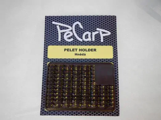 PeCarp Pellet Holder 10mm, hnědá - 144ks