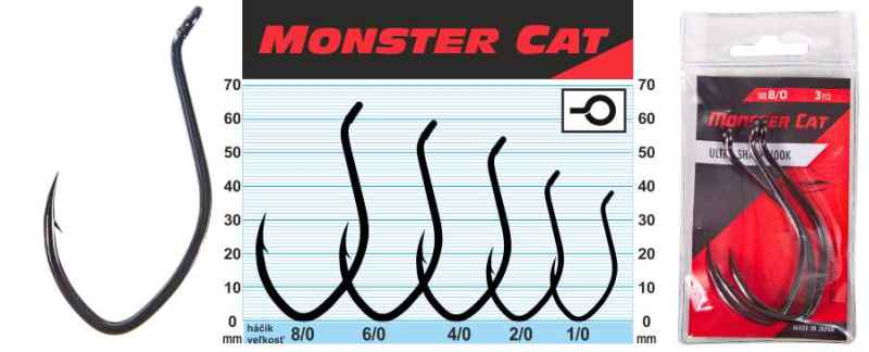 MONSTER CAT Sumcový Háček Ultra SHARP 5ks - 4ks