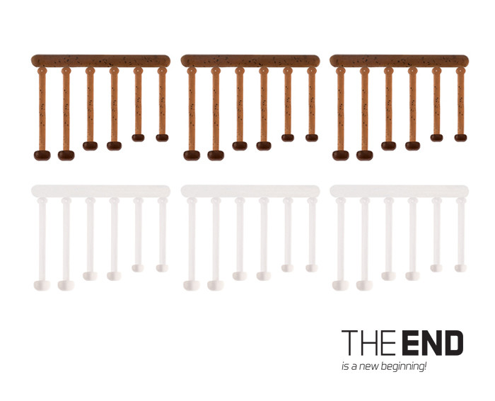 DELPHIN Boilie Elastické Zarážky THE END - 36ks