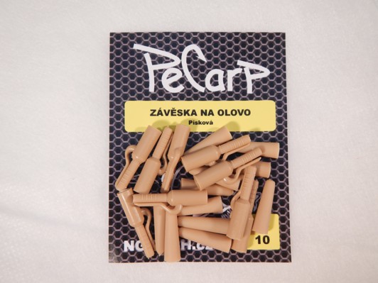 PeCarp Závěska na olovo (10 ks) - písková
