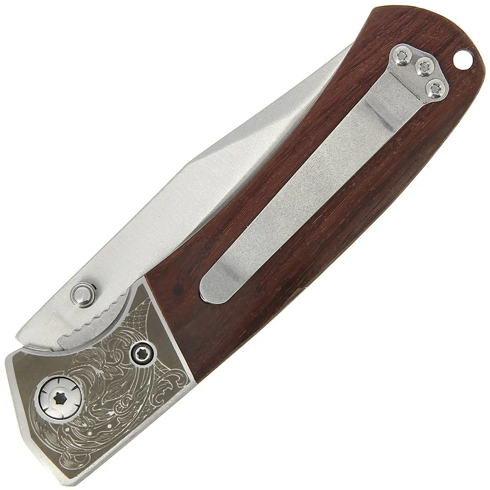 ANGLO ARMS Nůž Zavírací ZEBRA Wood Stainless